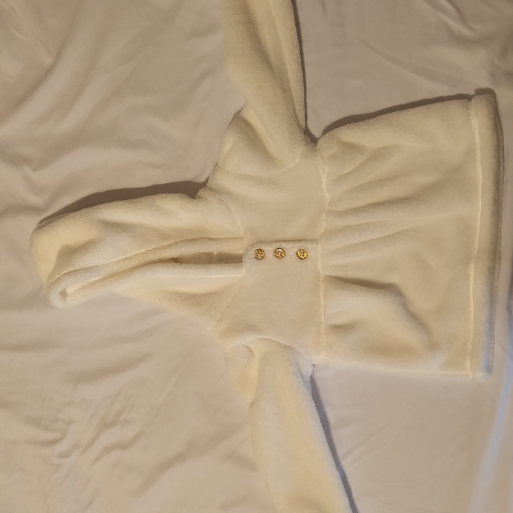 Size 24 month fleece white sweater